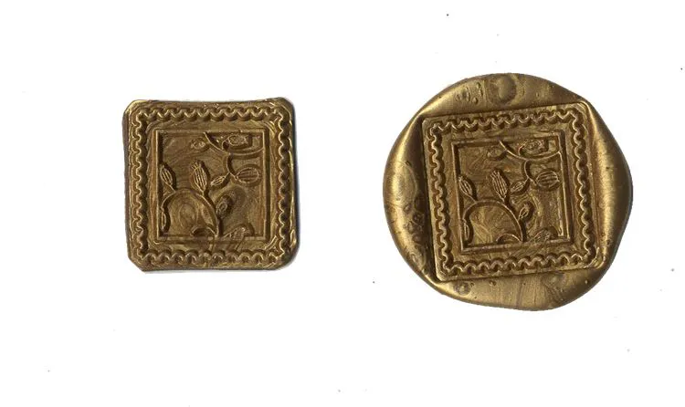 Wachssiegel 'Philatelie' (Quadratisch)
