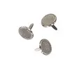 Attaches parisiennes déco 10mm 10pcs 'Argent'