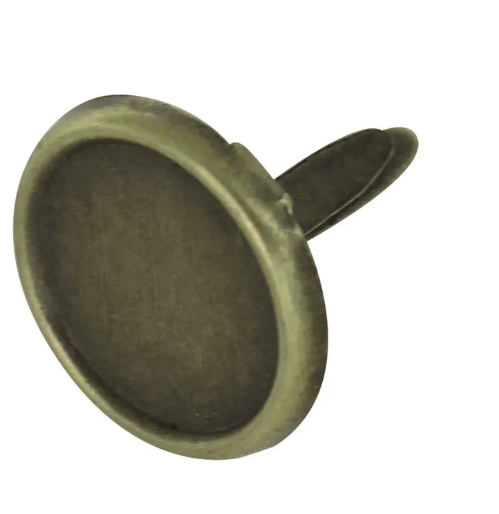 Attaches parisiennes déco 10mm 10pcs 'Bronze' 