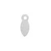 Petites  flipettes 'Argent' 20pcs