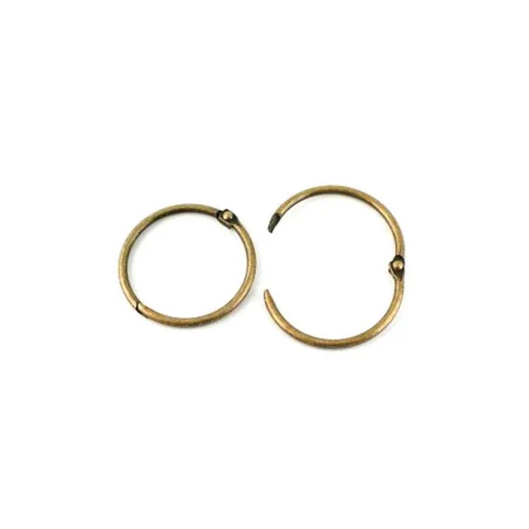 Binderinge '2 cm Bronze' (6 Stk.)