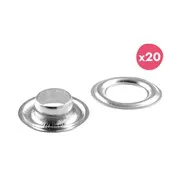 Ösen 5 mm 'Silber' (20 Stk.)