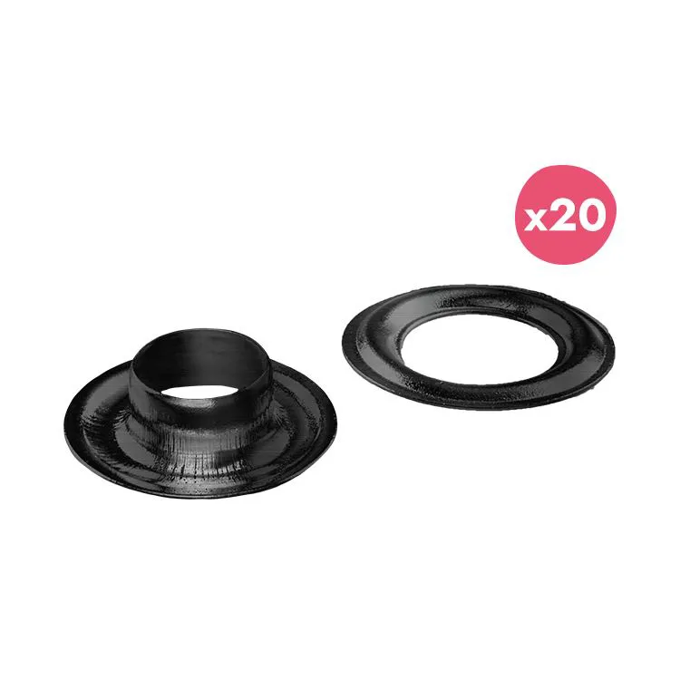 &Ouml;sen 5 mm 'Schwarz' (20 Stk.)
