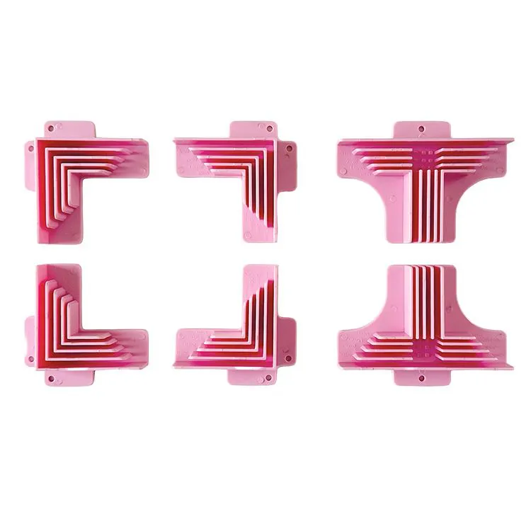 Outils de cartonnage rose (6pcs)