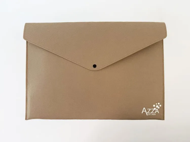 Pochette en feutrine pour plaque m&eacute;dia magn&eacute;tique