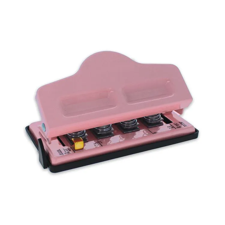 Perforatrice pour reliure à disques (rose) 