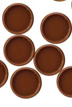 Disques de reliure mobile 18mm Chocolat (8pcs)