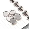 Disques de reliure 18mm 'Metallic Argent (6pcs)