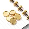 Bindescheiben 'Metallisch Gold' (18 mm - 12 Stk.)