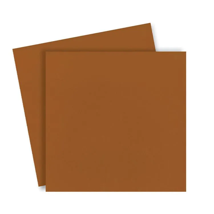 Duo de couvertures en plexi 31x31 cm 'Caramel'  