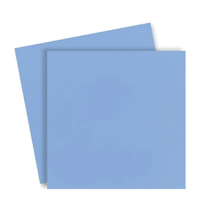 Duo de couvertures en plexi 31x31cm 'Bleu ciel' 