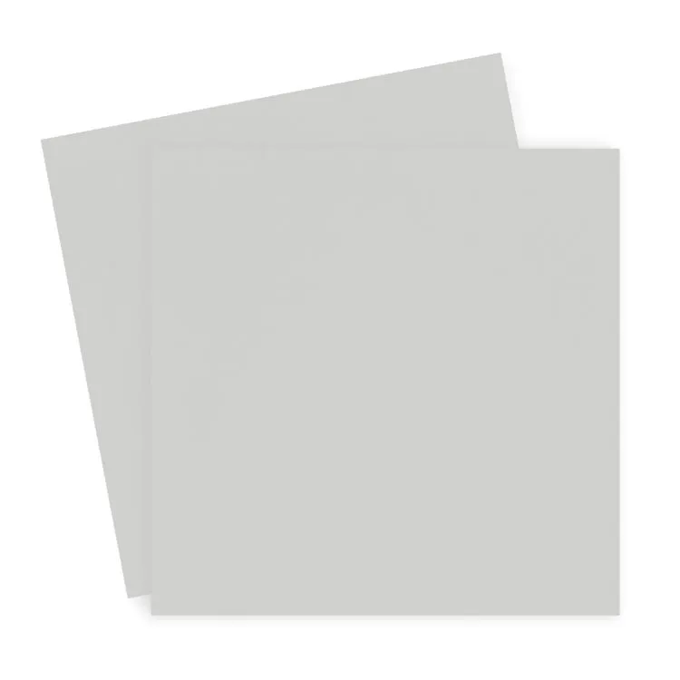 Duo de couvertures en plexi 31x31 cm 'Gris'