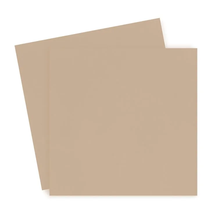 Duo Deckel aus Plexi 'Leinen' (31x31 cm)