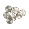 Bindescheiben 'Metallic Silber' (24 mm - 12 Stk.)