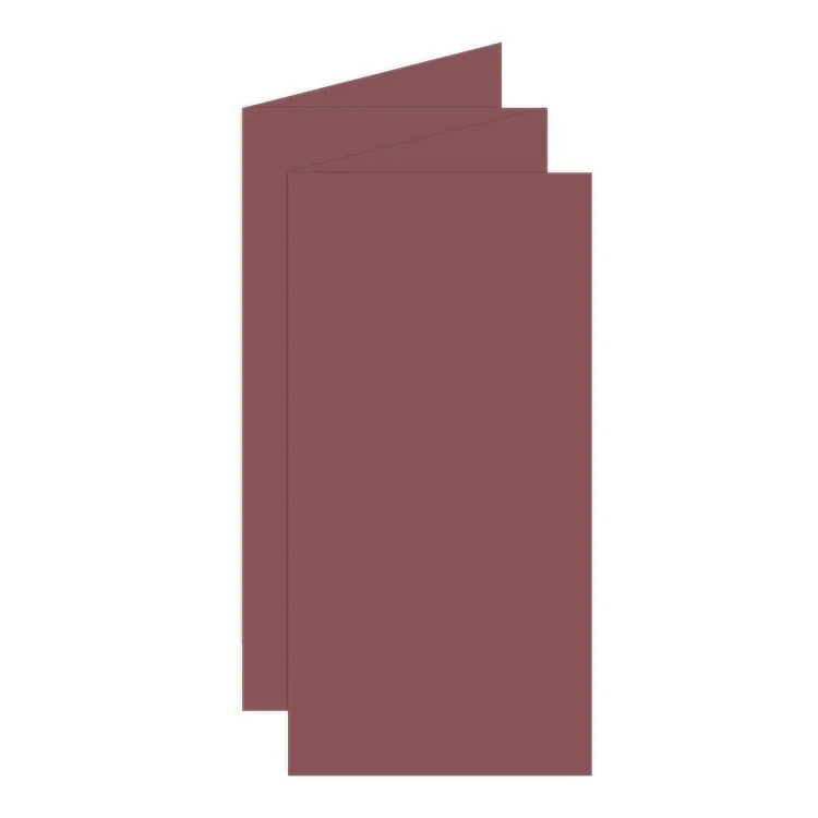 XL-Leporello 'Weinrot'