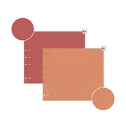 Designerpapierseiten 30x30 'Terrakotta & Blush'