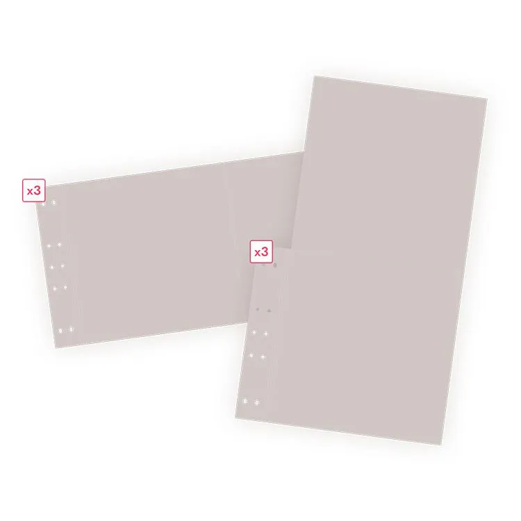Set de pages doubles 'Galet'