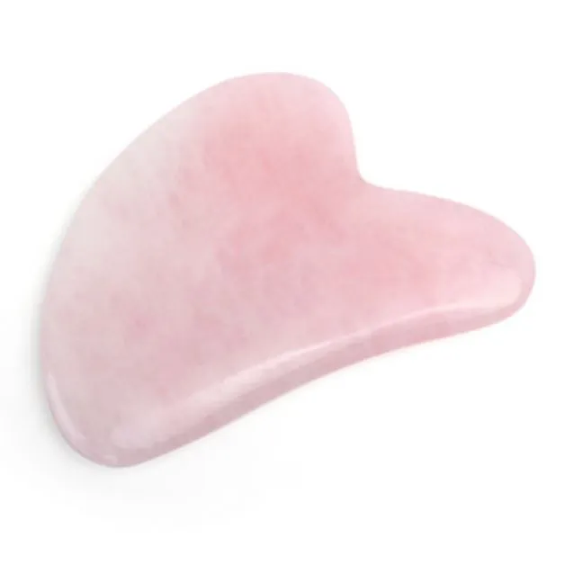 Gua Sha Massagestein ' Rosenquarz