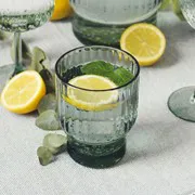Vaisselle acrylique 'cannelé' : le verre à eau