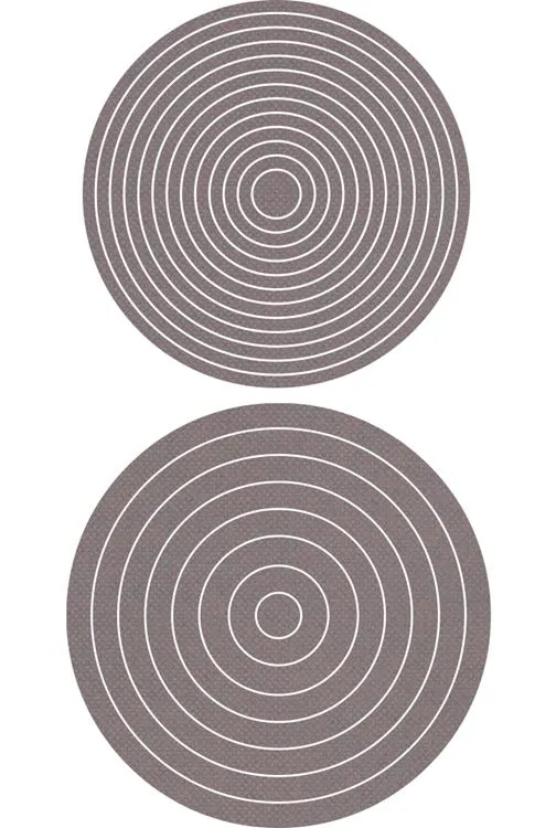 Konzentrische Stanzformen 'Ringe' (3-6 mm)