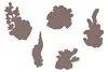 Matrices de découpe 'Jardin marin' (contour)