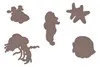 Matrices de découpe 'Faune marine' (contour)