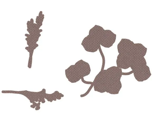 Stanzformen 'Getrocknete Blumen'