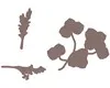 Stanzformen 'Getrocknete Blumen'