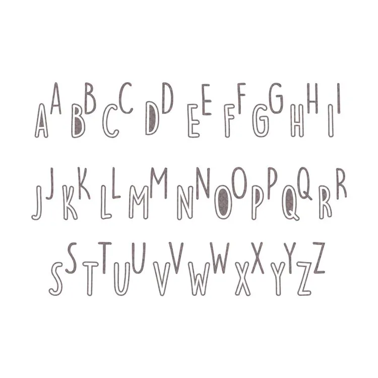 Stanzformen 'Titel Alphabet'