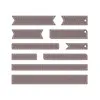 Matrices de découpe 'Etiquettes rectangles (10pcs)