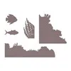 Matrices de découpe 'Fenêtre marine'