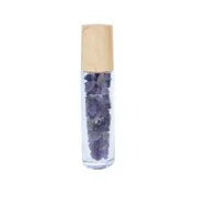 Roll-on aus Glas 10 ml ' mit Amethyst-Steinen