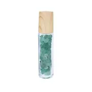 Roll-on aus Glas 10 ml ' mit Jade-Steinen