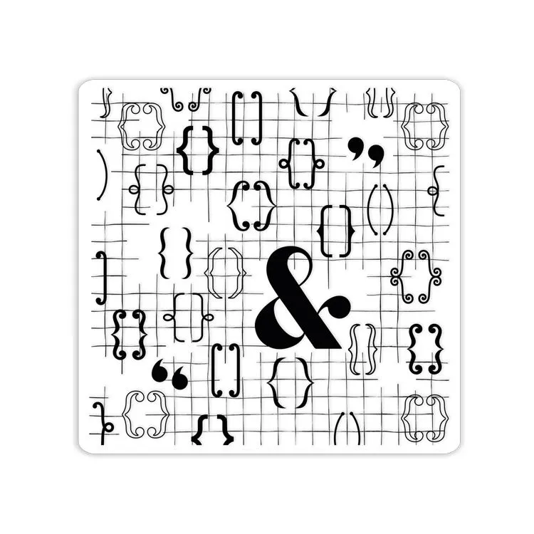 Classeur de gaufrage 'Parenthèse graphique (15x15)