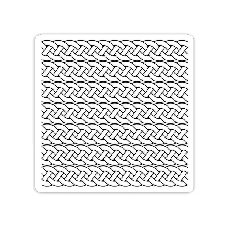Pr&auml;geform 'Makramee' (15x15cm)