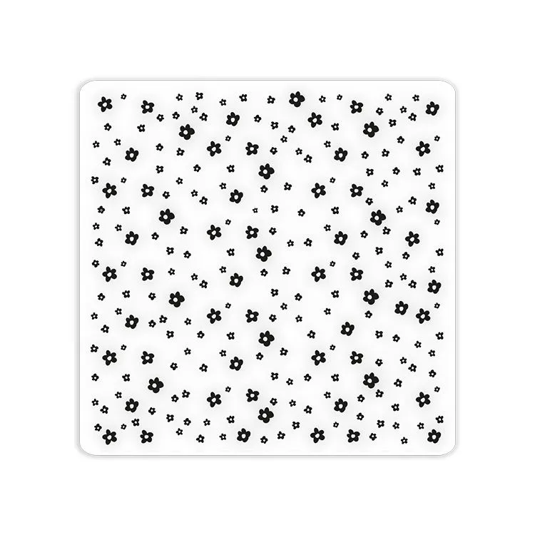 Classeur de gaufrage 'Lapins de P&acirc;ques' (15x15cm)