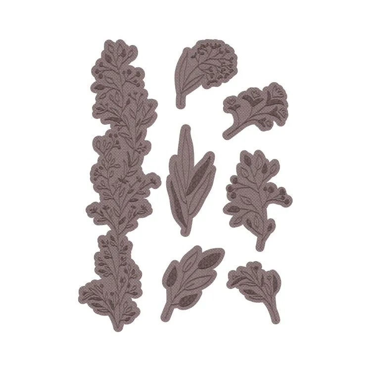 Classeur de gaufrage et d&eacute;coupe 'Fleuri' 