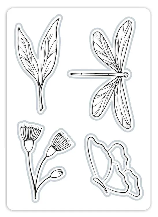 Classeur de gaufrage et d&eacute;coupe 'Faune et flore'