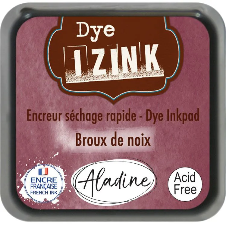 DYE IZINK Stempelfarbe 'Walnussbraun'