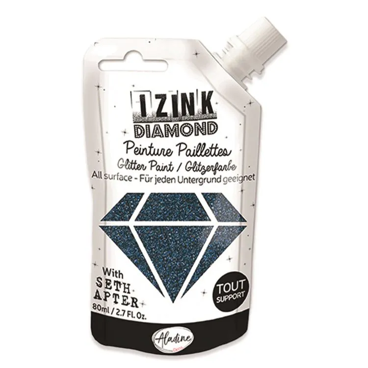 Peinture Pailletée 'Izink Diamant' -Beautiful blue