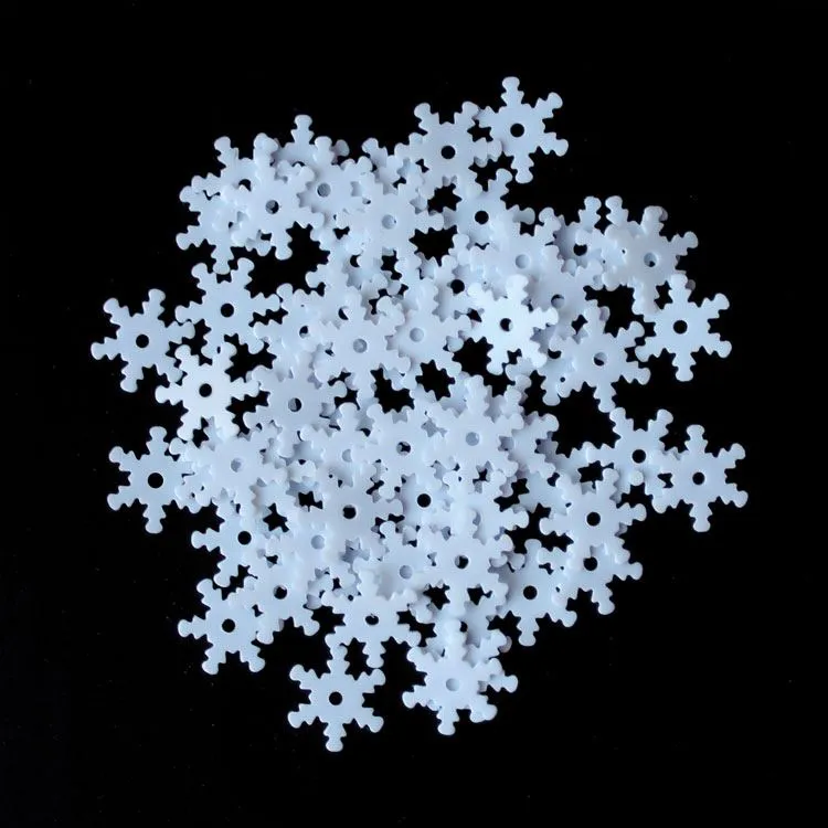 Pailletten 'Weisse Schneeflocken'