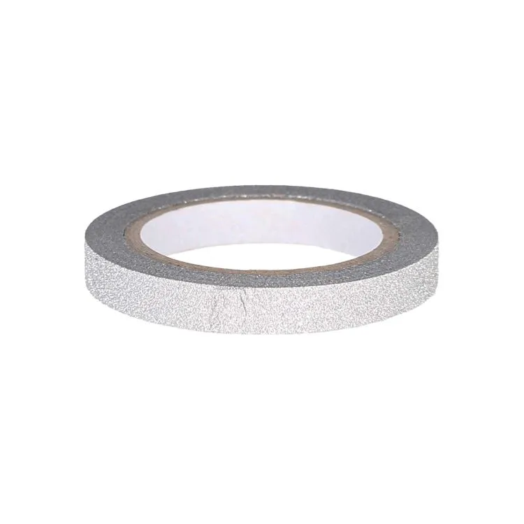 Ruban adh&eacute;sif paillet&eacute; 'Argent' 5mmx5m