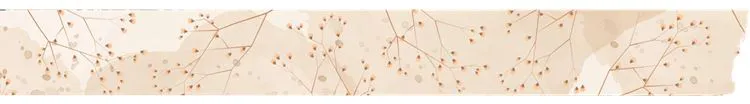 Washi-Tape 15mmx8m 'Getrocknete Blumen'