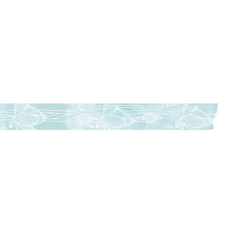 Washi tape 'Sérénité aquatique' 15mmx8m