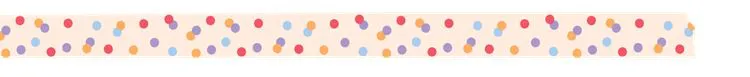 Washi-Tape 8mmx8m 'Konfettis'