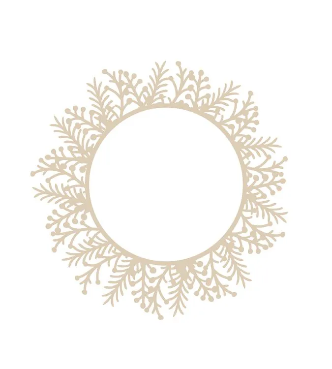 Gabarits bordure 'Laponie' (1pc)