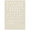 Buchstabenschablone 'Simone' (A4)