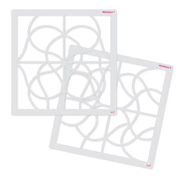 Duo de gabarits photo 30x30 'Himalaya'