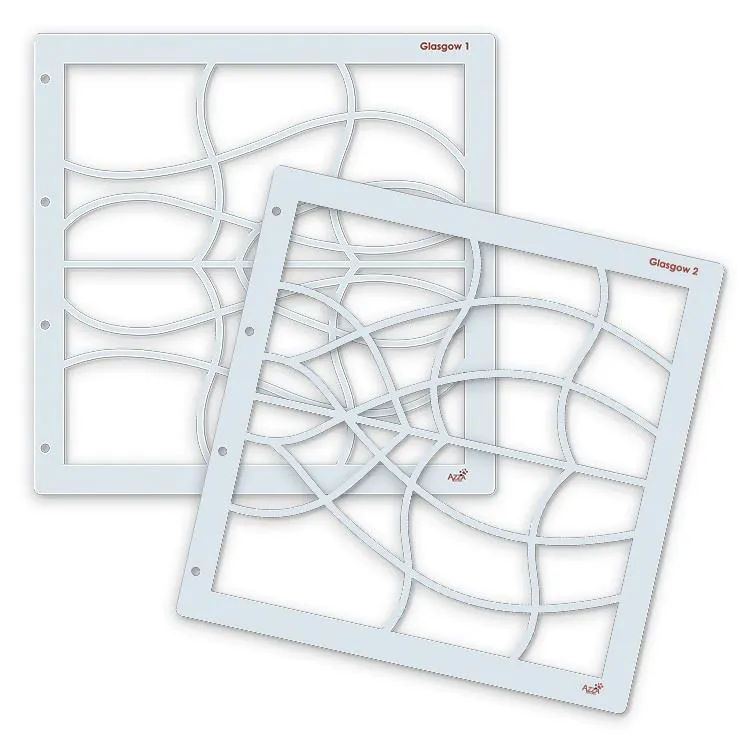 Fotoschablonen 'Glasgow' (30x30 cm)