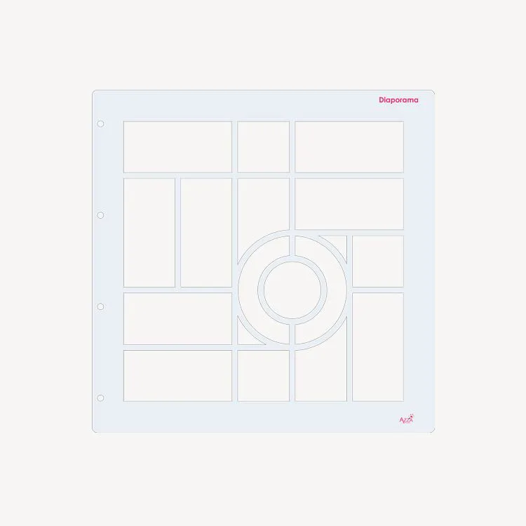 Fotoschablone 'Diashow' (30x30 cm)